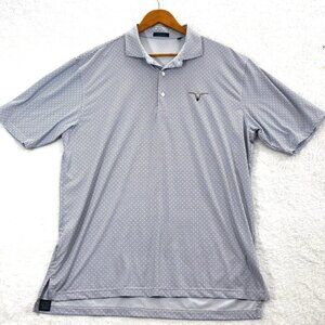 Turtleson Polo Shirt Men's XL‎ Multicolor Geometric Dots Golf Short Sleeves